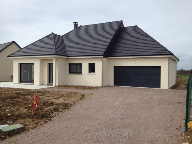 plan maison plain pied gueudry